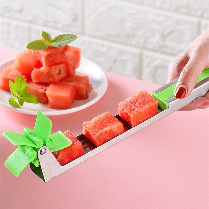 Cortador Prático de melância, frutas Aço Inoxidável