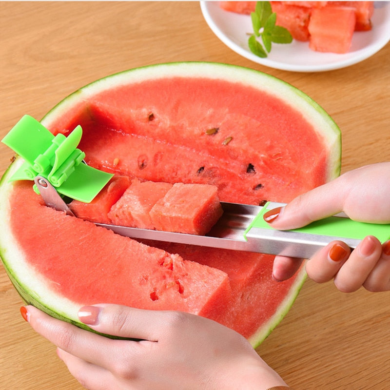 Cortador Prático de melância, frutas Aço Inoxidável