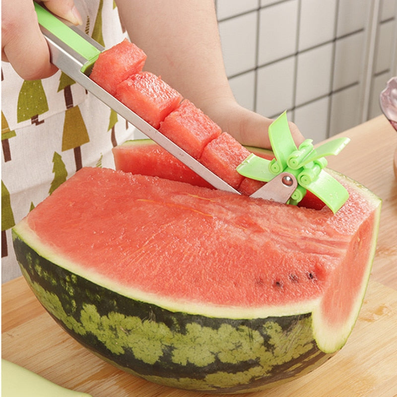 Cortador Prático de melância, frutas Aço Inoxidável